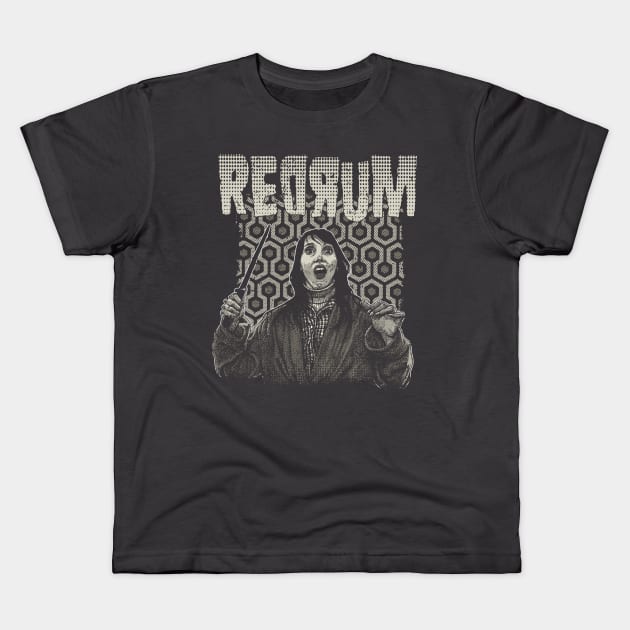 redruM Kids T-Shirt by Alien Ink